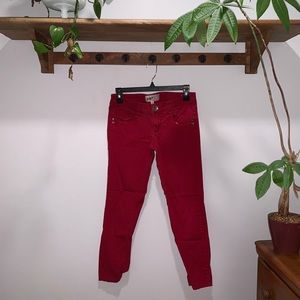 Jolt Red Skinny Jeans